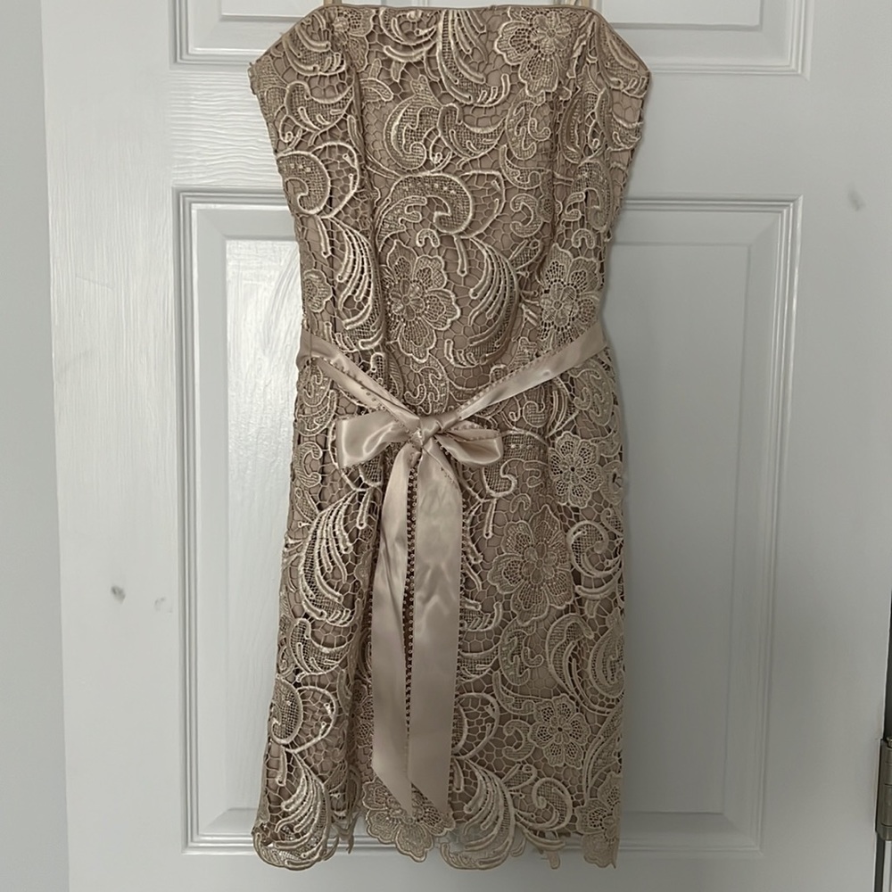 Cache strapless dress